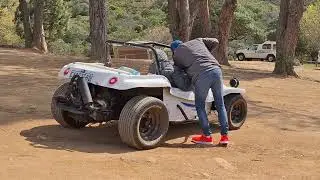 How to Reverse a Beach Buggy. #wildbuggers  #beachbuggy  #vwaircooled  #bajabug  #vwbeetle