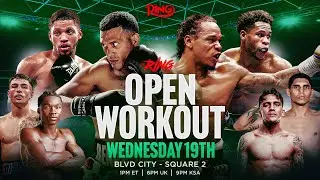 تدريبات الملاكمين لحدث ليلة الأبطال | The Ring IV: Night of the Champions &ndash; Live Public Workout