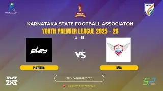 KSFA | YPL 2025 - 26 | U - 11 | PLAYINDIA VS BFLA  BANGALORE FOOTBALL LEGACY ACADEMY | 03.01.26