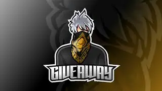 mascot logo giveaway | logo free to use | Trash GFX