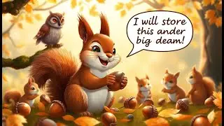 Nina the Squirrel's Acorn Adventure!