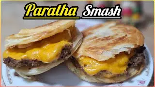 Dubai Viral Paratha Smash Burger Recipe by Sweet & Spice Valley |