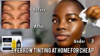 Eyebrow tinting at home| How to: tint your eyebrows with hair dye (Beauty maintenance)#browtint