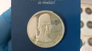 Malaysia 1981 4th Malaysia Plan RM20 silver proof coin