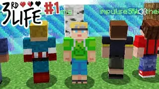 Первая смерть — моя вина? | Minecraft 3rd Life SMP #1