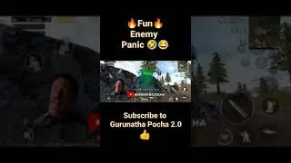 Enemy panic 🔥🔥🤣🤣🤣 Bgmi #bgmi #pubg #gurunathapocha