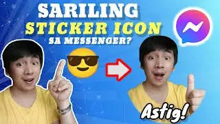 DIY Messenger Sticker Icon | Gamit Lang ang Phone #tutorial 