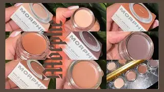 Morphe Solo Artist Priming Cream Eyeshadow SWATCHES  $10