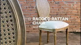 Racoco Rattan Chair HAKIM - Kursi Racoco - Kursi Makan - Kursi Teras - Single sofa | MANAF FURNITURE