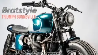 Triumph Bonneville &ldquo;Bratstyle&rdquo; by STG TRACKER