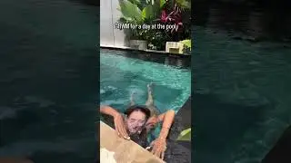 Who is going to join me at the pool? ⚡🌊