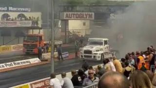 BTRA Race Truck Burnout