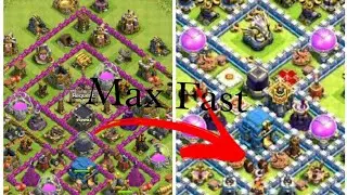 HOW TO FIX YOU RUSH BASE faster tricks town hall 12 | 2021| | coc | gamer zenix