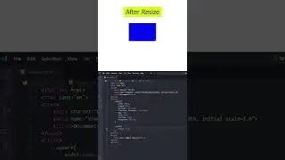 resize css #shorts #programming  #htmlforbeginners #htmlcss #webdevelopment #coding #htmlcssjs