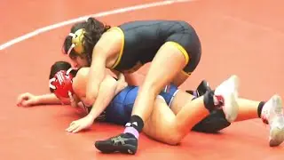 Two Girls One Intense Wrestling Match | Powerful Female Grappling