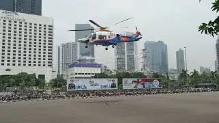 Helikopter terbang (helicopter take off)