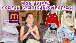 Meesho Viral Winter Wear For Women | Trendy Sweater/Cardigan Haul | MEESHO haul