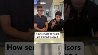 Service advisor training in 2024 #cardealer #funny #carsales #carsalesmantips #mechanic