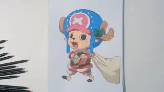Como Desenhar Tony Tony Chopper Passso a Passso Especial de Natal Completo 