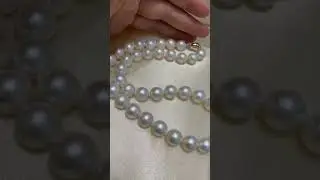 #pearl necklace with S925 Good for gift