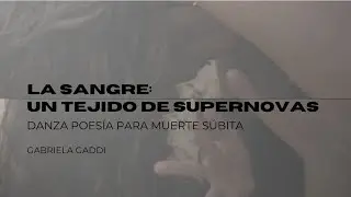 La Sangre: Un tejido de Supernovas • Gabriela Gaddi. Performance.