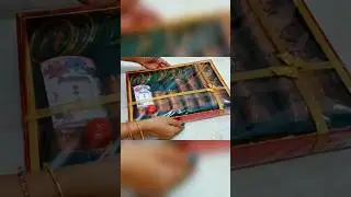 Saree packing idea,How to gift pack saree for engagement,wedding packing engagement decoration #diy