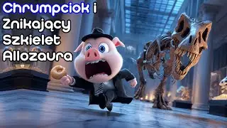 🐷 Detektyw Chrumpciok i Znikający Szkielet Allozaura 🦖  | Bajka edukacyjna z morałem 🌙 | Audiobook 🎶