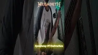 Megadeth - Symphony Of Destruction Bass Cover #basscover #bass #megadeth #thrasmetal #aguante