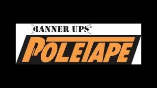 How to hang pole banners with PoleTape