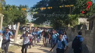 ELÈV LYCÉE PINCHINAT YO TE REPRAN LARI JOUNEN MÈKREDI 21 JANVYE A. 