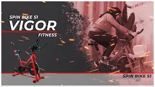 Spinning Bike Stationary Cardio Exercise Bike S1 | VIGOR FITNESS