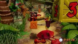 N. Sanity Beach Time Trial in 21s 410ms | Crash N. Sane Trilogy