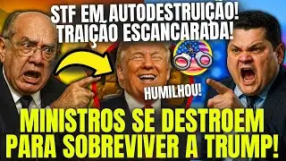 STF EM COLAPSO IMINENTE! Alcolumbre e Gilmar SE ENFRENTAM para SOBREVIVER &agrave; ofensiva de Trump! CAOS!