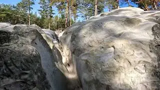 Sandstein H&ouml;len Bei der Burg Regenstein im Harz