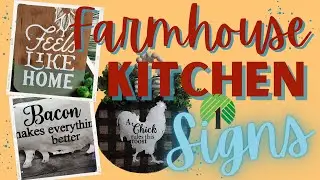❤High End Kitchen Wall Decorating Ideas DIY |Farmhouse Kitchen Signs You'll Love