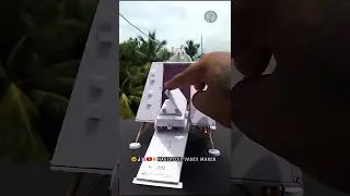 Vikram Lander from chandrayan3  working model schoolproject 1st price ISRO Rocket #isro #diy #shorts