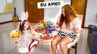 MINHA IRMÃ FEZ UMA SURPRESA DE PÁSCOA PARA NOSSA MÃE! ( muito emocionante )