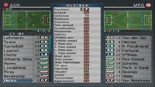 Arsenal- Winning Eleven 9  | PS2 Gameplay 4K / 60 FPS 2025