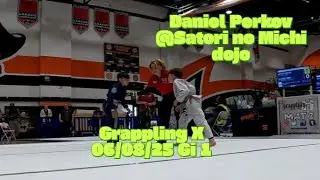 Grappling X Pittsburg, CA 06.08.25 / Daniel Perkov @ Satori no Michi dojo Gi 1