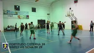 Fortitudo Cisterna vs Vis Nova Basket- Highlights