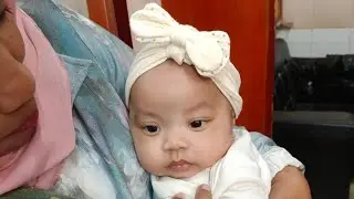 Плачу!..!! Прокол ушек у ребёнка 😍