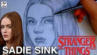 Drawing Sadie Sink Stranger Things Season 5