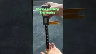 new technology digital inch tape #plumbingtime #wood #electrical #industrialelectrician
