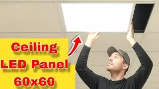 How to Install PANLUX 60x60 LED Panel on a Suspended Ceiling &ndash; Quick & Professional Guide
