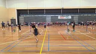 Chibi Barely Lethal vs UBS Simply Furious (WD2) - Badminton Veterans 2025 (Albury/Wodonga)