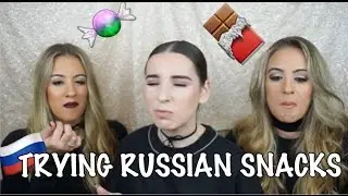 Trying Crazy Russian Snacks With My Twins