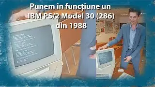 Prezentare IBM PS/2 Model 30 (286) din 1988