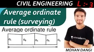 Average ordinate in surveying |  area calculation | survey | mid-ordinate rule | mohan | Simpsons |