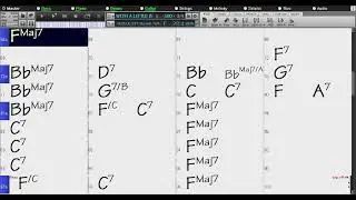 BACKING TRACK - WITH A LITTLE BIT OF LUCK (Lerner & Loewe) F 260 BPM SWING