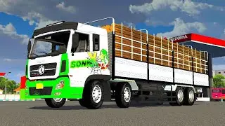 Share Mod Dongfeng Chở Keo 4 Ch&acirc;n Trong Bus Simulator Indonesia